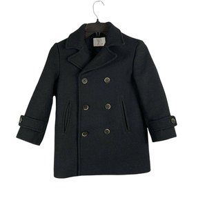 Zara Kids Black Pea Coat